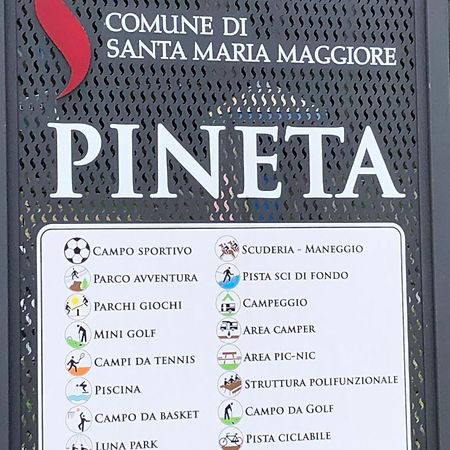 La Pineta Santa Maria Maggiore Locazione Turistica Экстерьер фото